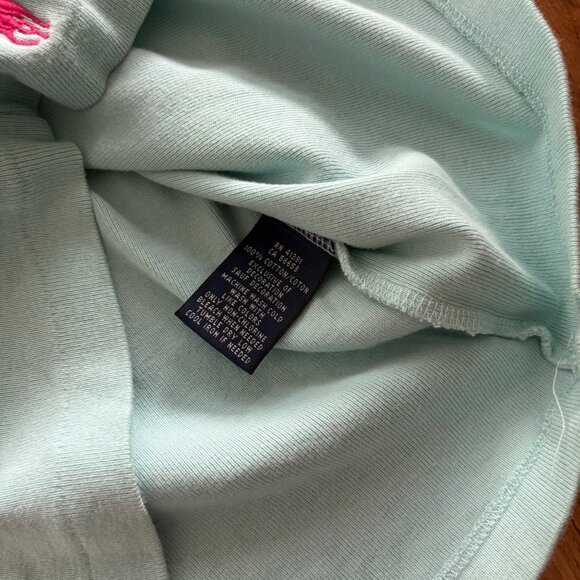 Ralph Lauren Short Sleeve Scoop Neck Shirt Blue Women’s Size M - Picture 7 of 7